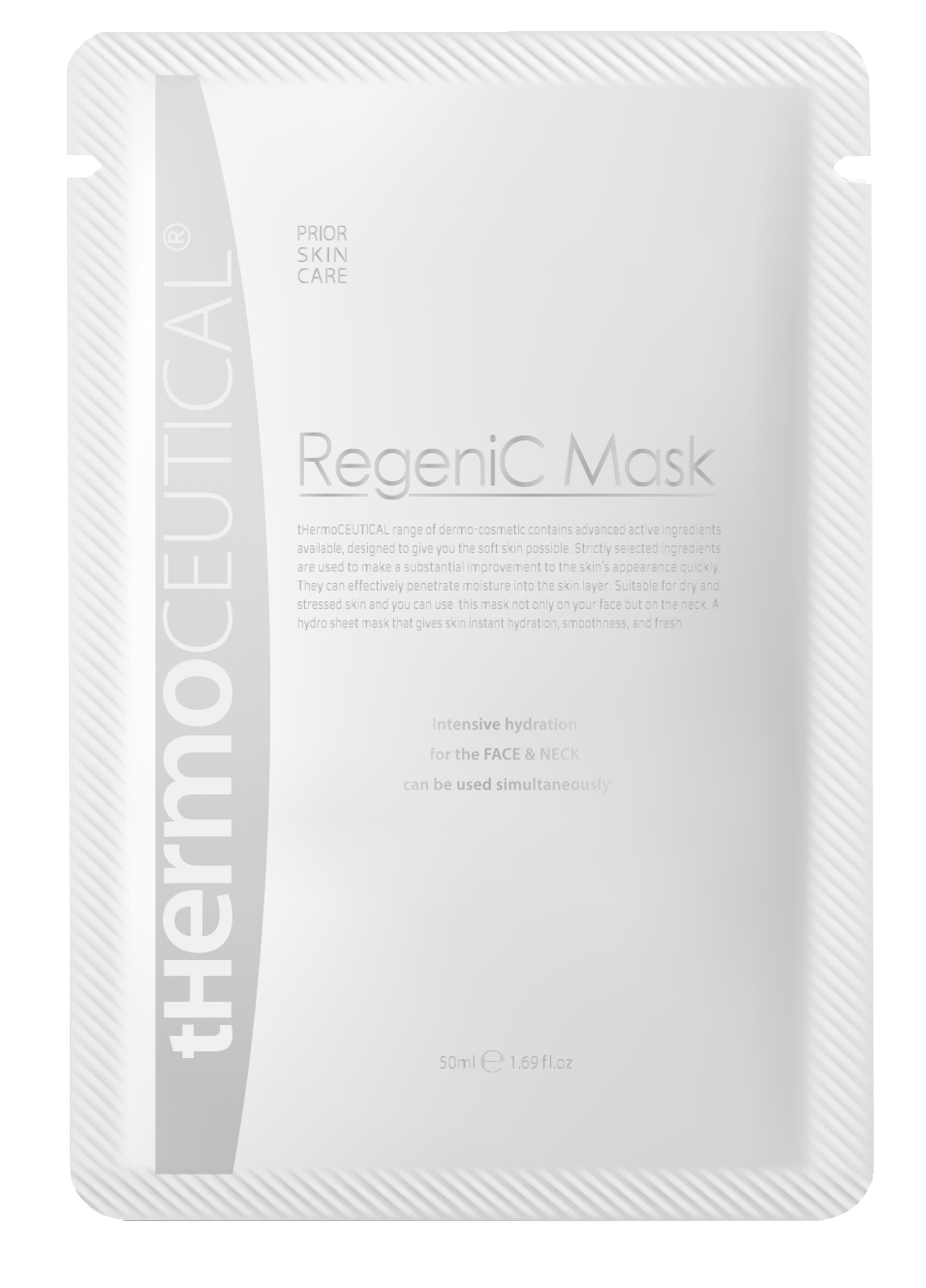 tHermoCEUTICAL RegeniC Mask - Intensive Hydration for the Face & Neck, Facial Sheet Mask,(Pack of 5)