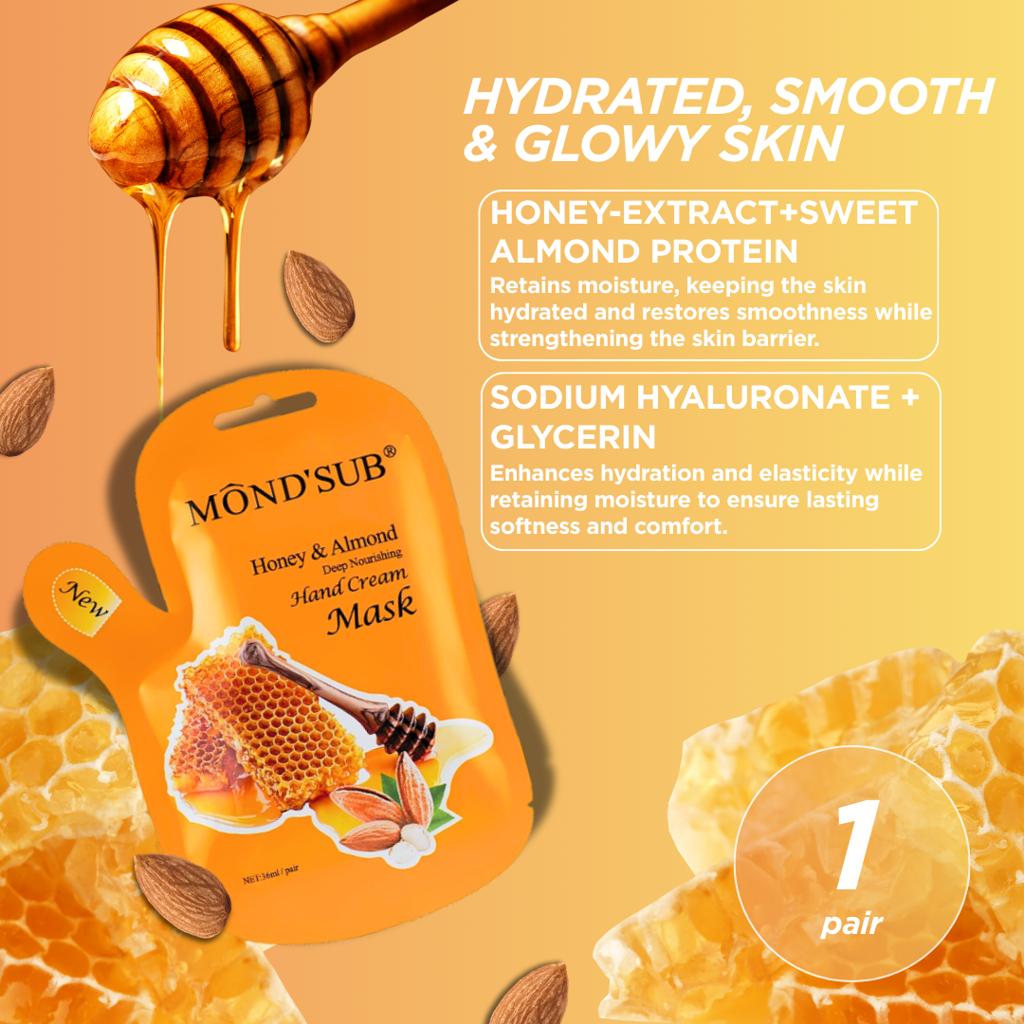 MOND’DUB Honey & Almond Hand Cream Mask
